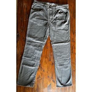 MOSSIMO SUPPLY Men's Slim Straight Black/Dark GreyW36 L32
